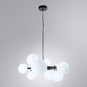 Подвесная люстра Arte Lamp Gemini A2243SP-10BK в Соликамске - solikamsk.ok-mebel.com | фото 3