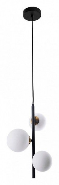 Подвесная люстра Arte Lamp Gemini A2243SP-3BK в Соликамске - solikamsk.ok-mebel.com | фото 2