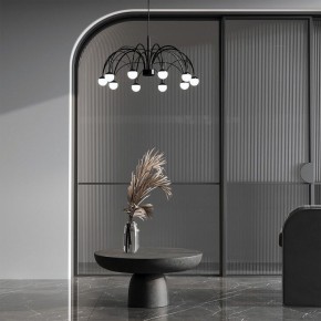 Подвесная люстра Eurosvet Ragno 90034/10 LED черный в Соликамске - solikamsk.ok-mebel.com | фото 4