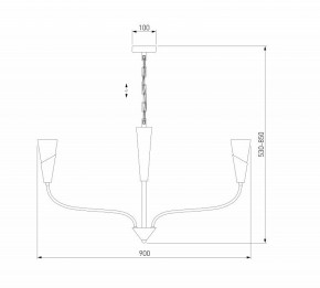 Подвесная люстра Eurosvet Rhyton 60167/8 латунь в Соликамске - solikamsk.ok-mebel.com | фото 6