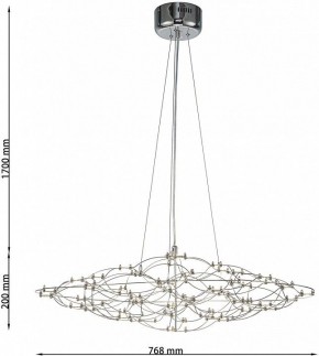 Подвесная люстра Favourite Thinner 4305-8P в Соликамске - solikamsk.ok-mebel.com | фото 5