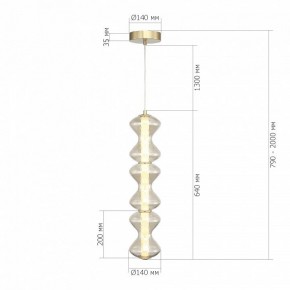 Подвесная люстра ST-Luce SPINE SL6136.213.01 в Соликамске - solikamsk.ok-mebel.com | фото 4