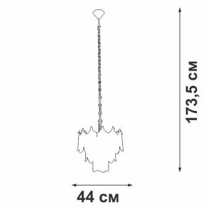 Подвесная люстра Vitaluce V58120 V58120-8/5 в Соликамске - solikamsk.ok-mebel.com | фото 3
