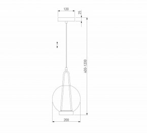 Подвесной светильник Eurosvet Frasco 50267/1 LED черный в Соликамске - solikamsk.ok-mebel.com | фото 4
