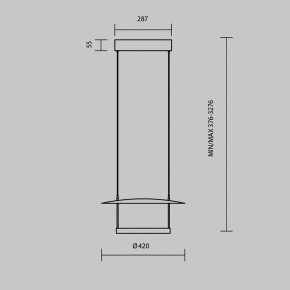 Подвесной светильник Maytoni Ambience MOD280PL-L23B3K1 в Соликамске - solikamsk.ok-mebel.com | фото 4
