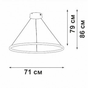 Подвесной светильник Vitaluce V2516 V2516-8/1S в Соликамске - solikamsk.ok-mebel.com | фото 3