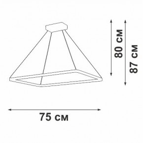 Подвесной светильник Vitaluce V2704 V2704-9/1S в Соликамске - solikamsk.ok-mebel.com | фото 3