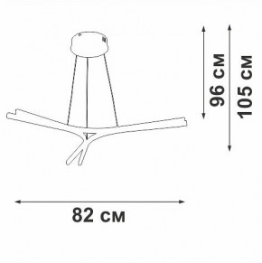 Подвесной светильник Vitaluce V2708 V2708-0/3S в Соликамске - solikamsk.ok-mebel.com | фото 3