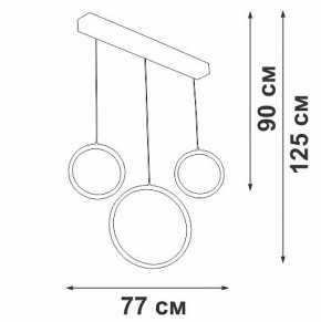 Подвесной светильник Vitaluce V3050 V3050-1/3S в Соликамске - solikamsk.ok-mebel.com | фото 5
