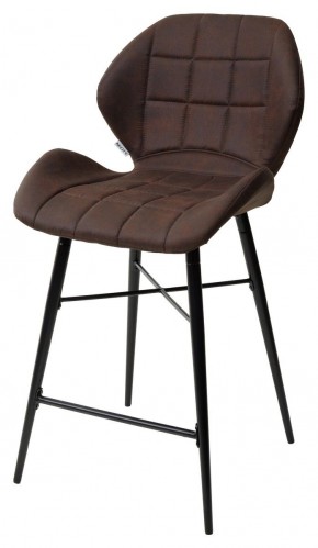 Полубарный стул MARCEL COWBOY-#800 темно-коричневый (H=65cm), ткань микрофибра М-City в Соликамске - solikamsk.ok-mebel.com | фото