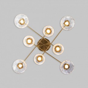 Потолочная люстра Eurosvet Ripple 50389 LED латунь в Соликамске - solikamsk.ok-mebel.com | фото 3