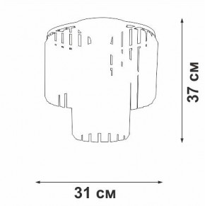 Потолочная люстра Vitaluce V5153 V5153-1/4PL в Соликамске - solikamsk.ok-mebel.com | фото 4