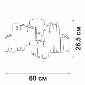 Потолочная люстра Vitaluce V5884 V5884-0/5PL в Соликамске - solikamsk.ok-mebel.com | фото 3