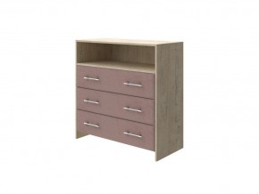 PROxSON Комод Varna (ЛДСП Бунратти+ткань Бунратти/Ultra Горячий шоколад) 90x40 в Соликамске - solikamsk.ok-mebel.com | фото