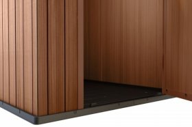Сарай Дарвин 4х6 (Darwin 4x6) коричневый в Соликамске - solikamsk.ok-mebel.com | фото 5