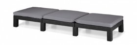 Шезлонг Дейтона (Daytona Delux) графит - прохладный серый в Соликамске - solikamsk.ok-mebel.com | фото 2