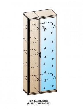 ШК-1033 (Шкаф) в Соликамске - solikamsk.ok-mebel.com | фото
