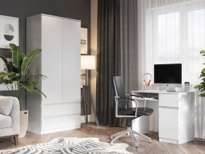 Шкаф 2-ств. с 2 ящиками "Бьянко" в Соликамске - solikamsk.ok-mebel.com | фото 4