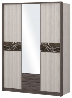 Шкаф 3-х дверный с зеркалом Шк68.2 МС Николь в Соликамске - solikamsk.ok-mebel.com | фото
