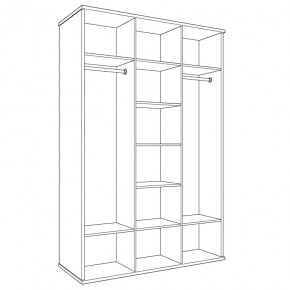 Шкаф 3-х дверный (корпус) Парма Нео в Соликамске - solikamsk.ok-mebel.com | фото 4