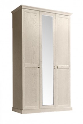 Шкаф 3-х дверный (с зеркалом) для платья и белья Венеция дуб седан (ВНШ1/3) в Соликамске - solikamsk.ok-mebel.com | фото