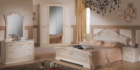 Шкаф 4-х дверный с зеркалами (08.244) Ирина (беж) в Соликамске - solikamsk.ok-mebel.com | фото 3