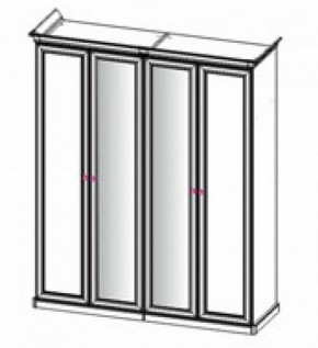 Шкаф 4-х створчатый (2+2) с Зеркалом "Патрисия" (караваджо) в Соликамске - solikamsk.ok-mebel.com | фото