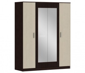Шкаф 4х дверный с зеркалами Уют СБ-2750/1.Н (Венге/Паллада) в Соликамске - solikamsk.ok-mebel.com | фото 1