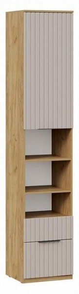 Шкаф комбинированный Хилтон Исп. 2 в Соликамске - solikamsk.ok-mebel.com | фото 2