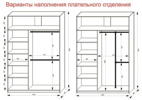 Шкаф-купе 1600 серии SOFT D6+D4+B2+PL2 (2 ящика+1штанга+1 полка) профиль «Капучино» в Соликамске - solikamsk.ok-mebel.com | фото 9