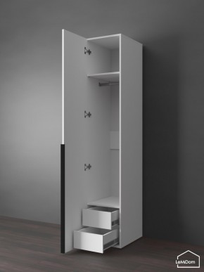 Шкаф Linnea MHR-1-3 2050х400х510 (Белый-М 11.1.2) в Соликамске - solikamsk.ok-mebel.com | фото 7