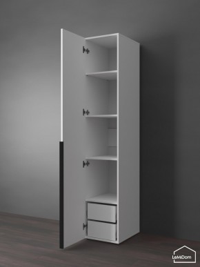 Шкаф Linnea MHR-1-3 2050х400х510 (Белый-М 11.1.2) в Соликамске - solikamsk.ok-mebel.com | фото 5