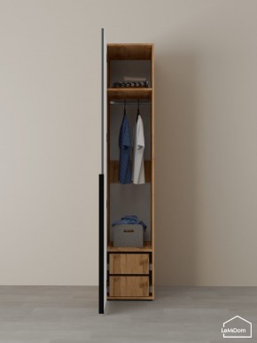 Шкаф Linnea MHR-1-3 2050х400х510 (ДВ-М 11.1.25) в Соликамске - solikamsk.ok-mebel.com | фото 5