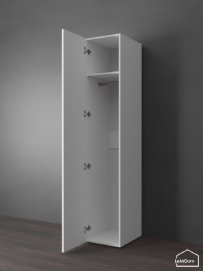 Шкаф Linnea MHR-1PO 2050х400х510 (Белый-М 11.1.2) в Соликамске - solikamsk.ok-mebel.com | фото 4