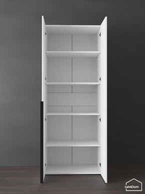 Шкаф Linnea MHR-2-2 2050х800х510 (Белый-М 11.1.1) в Соликамске - solikamsk.ok-mebel.com | фото 4