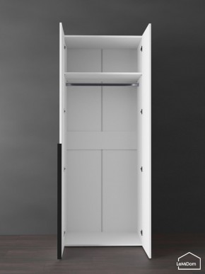 Шкаф Linnea MHR-2 2050х800х510 (Белый-М 11.1.2) в Соликамске - solikamsk.ok-mebel.com | фото 4