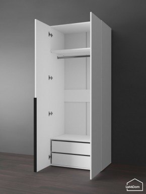 Шкаф Linnea MHR-2-3 2050х800х510 (Белый-М 11.1.1) в Соликамске - solikamsk.ok-mebel.com | фото 6