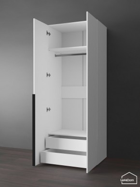 Шкаф Linnea MHR-2-3 2050х800х510 (Белый-М 11.1.2) в Соликамске - solikamsk.ok-mebel.com | фото 5