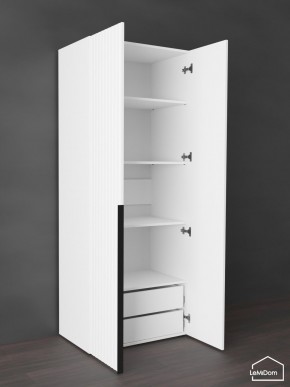 Шкаф Linnea MHR-2-4 2050х800х510 (Белый-М 11.1.2) в Соликамске - solikamsk.ok-mebel.com | фото 6