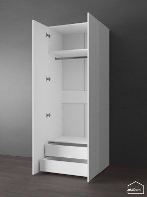 Шкаф Linnea MHR-2PO-3 2050х800х510 (Белый-М 11.1.1) в Соликамске - solikamsk.ok-mebel.com | фото 5