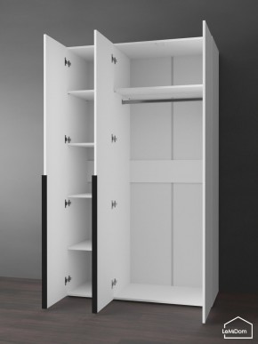 Шкаф Linnea MHR-3-1 2050х1200х510 (Белый-М 11.1.2) в Соликамске - solikamsk.ok-mebel.com | фото 5
