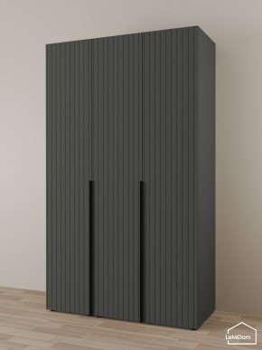 Шкаф Linnea MHR-3-1 2050х1200х510 (Графит-М 11.1.25) в Соликамске - solikamsk.ok-mebel.com | фото
