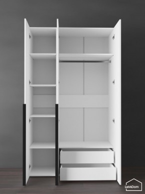 Шкаф Linnea MHR-3-2 2050х1200х510 (Белый-М 11.1.2) в Соликамске - solikamsk.ok-mebel.com | фото 6