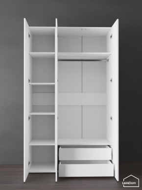 Шкаф Linnea MHR-3PO-2 2050х1200х510 (Белый-М 11.1.2) в Соликамске - solikamsk.ok-mebel.com | фото 5