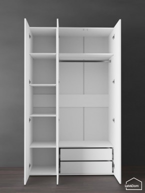 Шкаф Linnea MHR-3PO-2 2050х1200х510 (Белый-М 11.1.2) в Соликамске - solikamsk.ok-mebel.com | фото 6