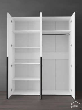 Шкаф Linnea MHR-4-1 2050х1600х510 (Белый-М 11.1.2) в Соликамске - solikamsk.ok-mebel.com | фото 4