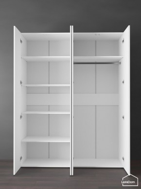 Шкаф Linnea MHR-4PO-1 2050х1600х510 (Белый-М 11.1.2) в Соликамске - solikamsk.ok-mebel.com | фото 4