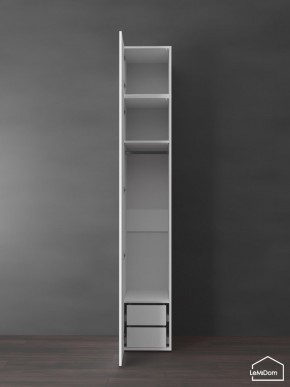Шкаф с антресолью Linnea MHR-1POA-3 2450х400х510 (Белый-М 11.1.1) в Соликамске - solikamsk.ok-mebel.com | фото 5