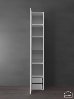 Шкаф с антресолью Linnea MHR-1POA-4 2450х400х510 (Белый-М 11.1.1) в Соликамске - solikamsk.ok-mebel.com | фото 6
