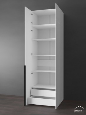 Шкаф с антресолью Linnea MHR-2A-4 2450х800х510 (Белый-М 11.1.2) в Соликамске - solikamsk.ok-mebel.com | фото 5